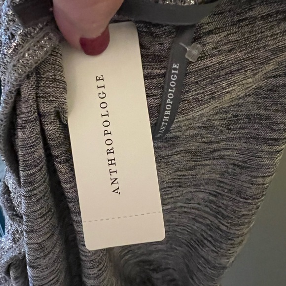 Anthropology Sexy Silver Tube Top Large NWT - Picture 7 of 9